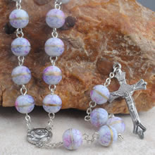 Plastic beads rosary